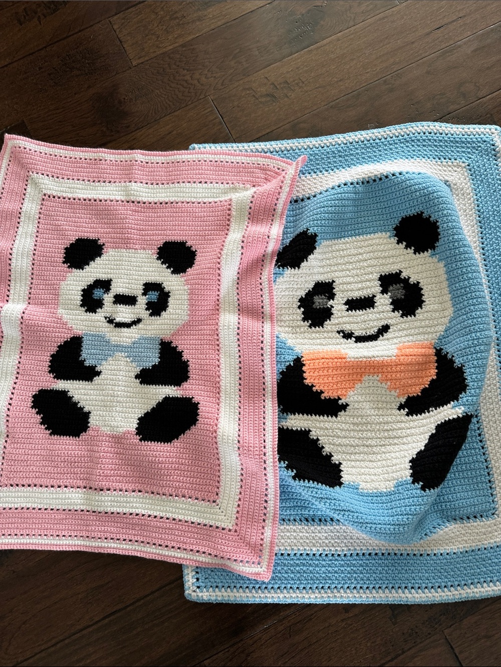 NWNT Crotched Baby Panda Blanket Set